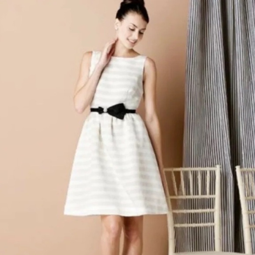 Lilly Pulitzer Eryn dress cameo off white cream ivory gold bride 4 small pocket
